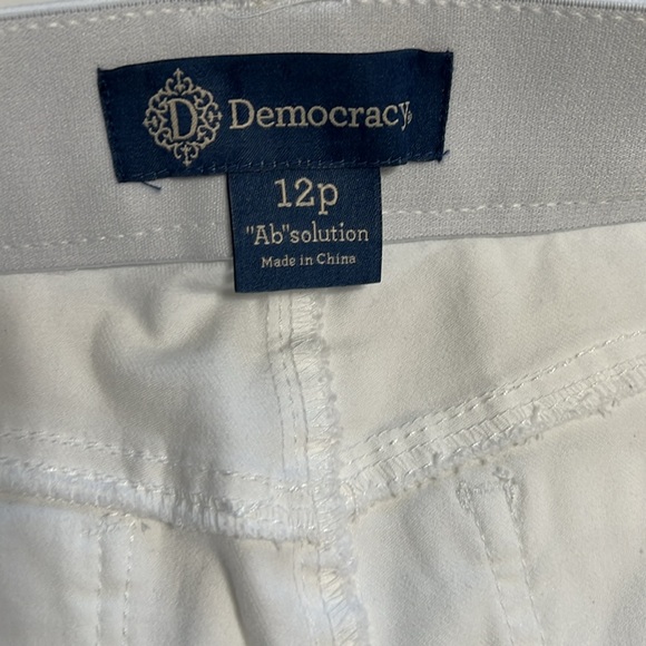 Democracy Ab Solution Ankle Skimmer Distressed White Size 12P - Picture 8 of 13